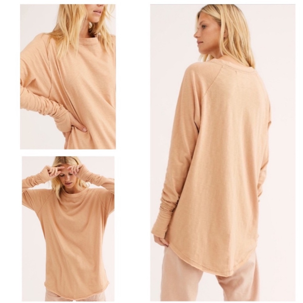 NWT Free People Arden Long-sleeve Tee